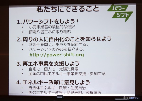 豊田陽介さんが上映したスライドより＝撮影・橋本正人