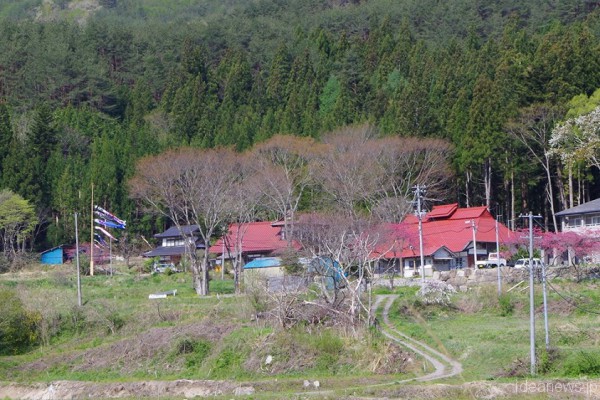 藤田さんが訪問診療で定期的に通った川内村の風景2014年＝撮影・藤田操さん