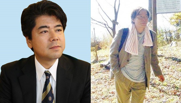 「2016 BOOK TALK in 関西」の語り手、豊田政志さん（左）と大井達夫さん＝写真提供・出版労連大阪地協