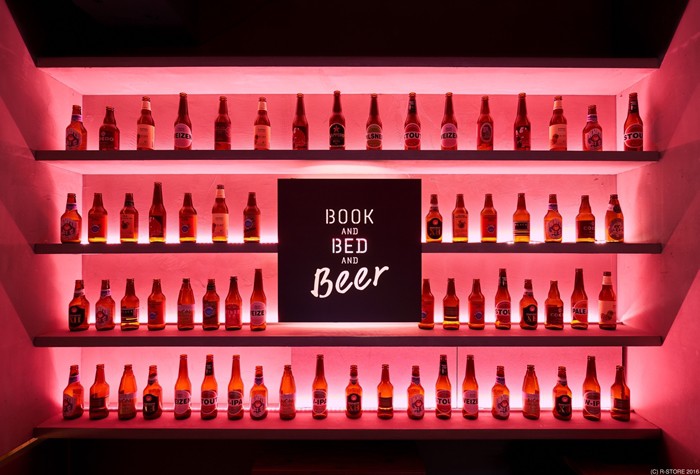 「BOOK AND BED TOKYO 京都店」のクローク＝写真提供：株式会社アールストア