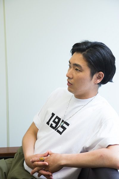 柄本佑さん＝撮影・岩村美佳