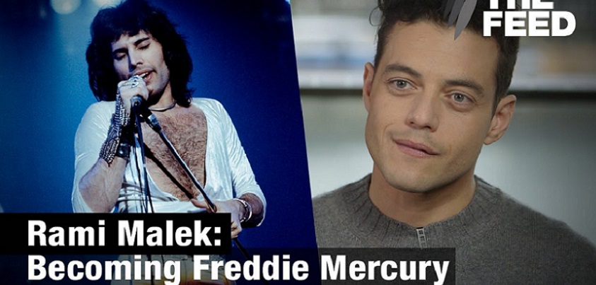 YouTubeの「Rami Malek : Becoming Freddie Mercury」＝「The Feed」チャンネル より