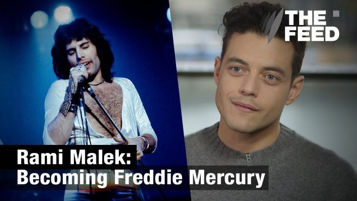 YouTubeの「Rami Malek : Becoming Freddie Mercury」＝「The Feed」チャンネル より