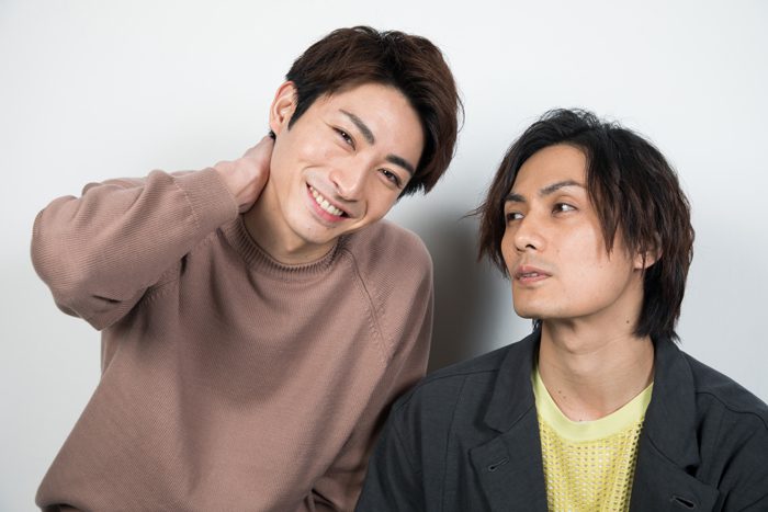 加藤和樹さん（右）と木村達成さん（左）＝撮影・岩村美佳