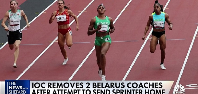 Belarusian Olympic sprinter escapes to Poland after coaches try to send her home　　　　　　　　YouTubeチャンネル　CNBC　Television より