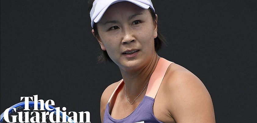 Peng Shuai: China faces global backlash over disappearance of tennis star　YouTubeチャンネルGuardian Sportより