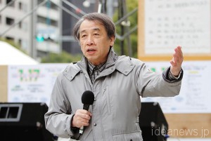 借り上げ住宅について語る出口俊一さん