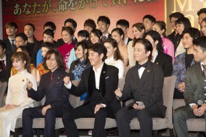 ミュージカル「ミス・サイゴン」製作発表より＝撮影・岩村美佳