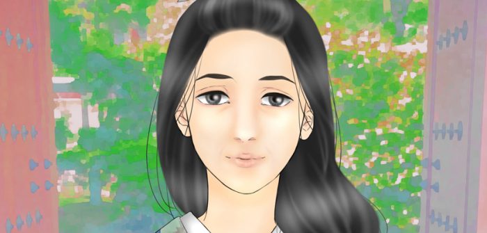 『龍起伝』より、源親子=画・anji56
