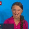 YouTubeのClimate activist Greta Thunberg rebukes world leaders＝Sky News チャンネルより