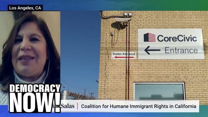 YouTubeのWhy undocumented immigrants should have access to COVID-19 testing　Democracy Now!チャンネルより