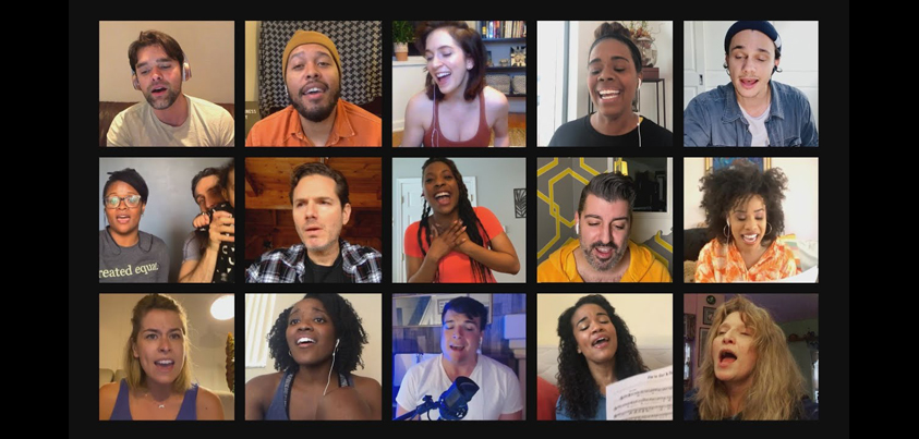 YouTubeの『YOU'VE GOT A FRIEND performed by the worldwide cast of BEAUTIFUL (in quarantine) for The Actors Fund』より