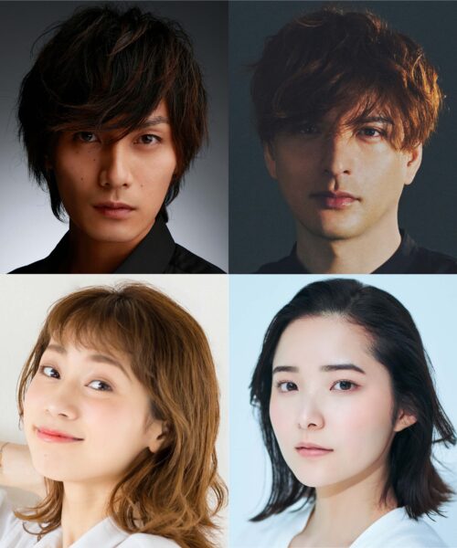 （上段左から）加藤和樹さん、城田優さん、（下段左から）真彩希帆さん、saraさん