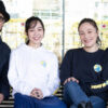 （右から）石川禅さん、シルビア・グラブさん、咲妃みゆさん、橋本さとしさん＝撮影・岩村美佳