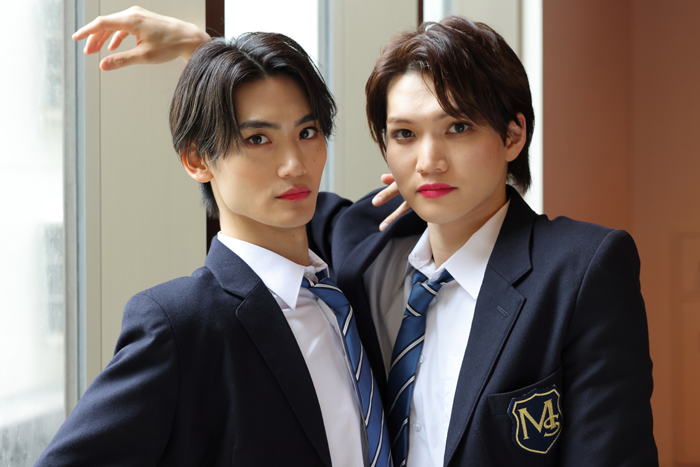 （写真右から）三浦宏規さん、髙橋颯さん＝撮影・伊藤華織