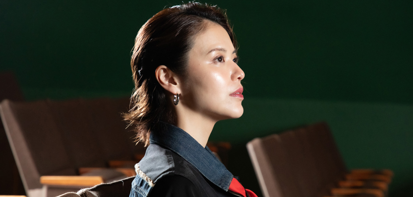 彩凪翔さん=撮影・岩村美佳