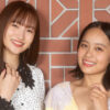 （写真左から）華優希さん、清水美依紗さん=撮影・岩村美佳