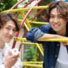 （写真左から）山田元さん、山野靖博さん＝撮影・NORI