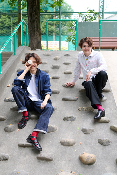 （写真右から）山田元さん、山野靖博さん＝撮影・NORI