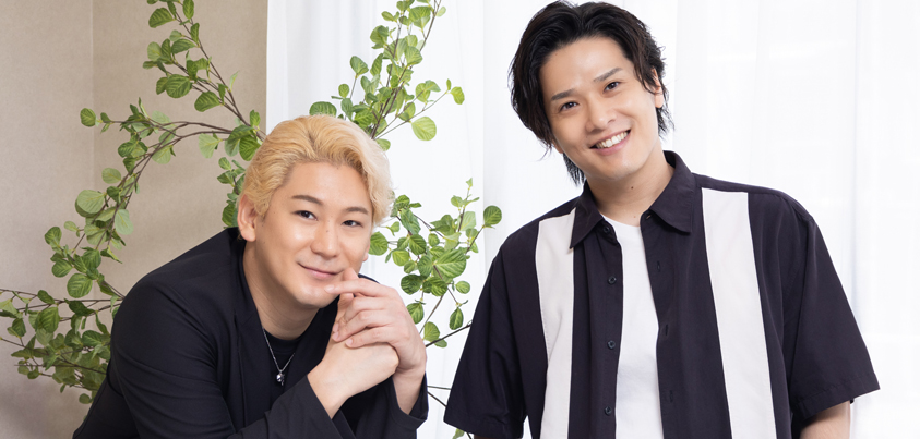 （写真左から）小野田龍之介さん、木内健人さん=撮影・岩村美佳