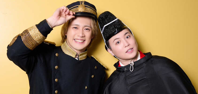 （写真右から）内藤大希さん、前川優希さん＝撮影・NORI