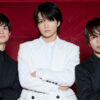 （写真右から）加藤清史郎さん、三浦宏規さん、渡邉蒼さん＝撮影・NORI