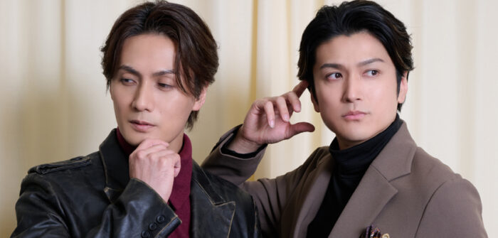 （写真左から）加藤和樹さん、渡辺大輔さん＝撮影・NORI