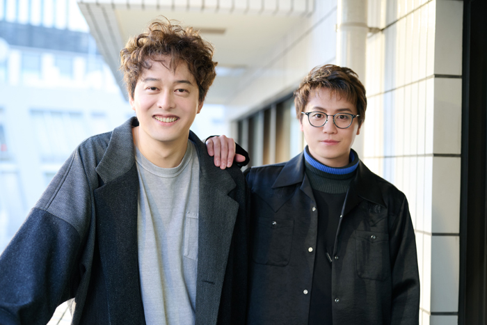 （写真右から）内藤大希さん、伊藤裕一さん＝撮影・NORI