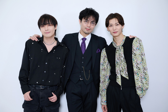 （写真左から）LENさん、上原理生さん、中田凌多さん＝撮影・NORI