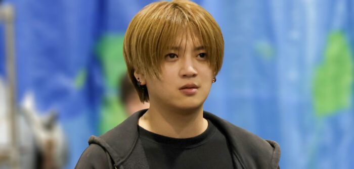 廣野凌大さん＝舞台『鋼の錬金術師』―闇と光の野望―稽古場で、写真提供：マーベラス